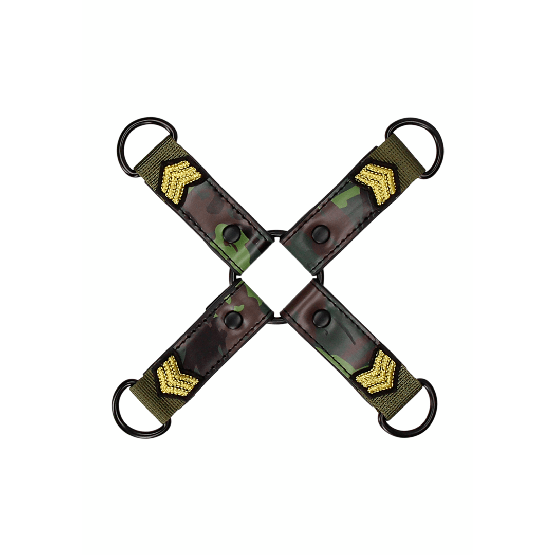 Hogtie camo groen(vegan) - SM - speeltjes