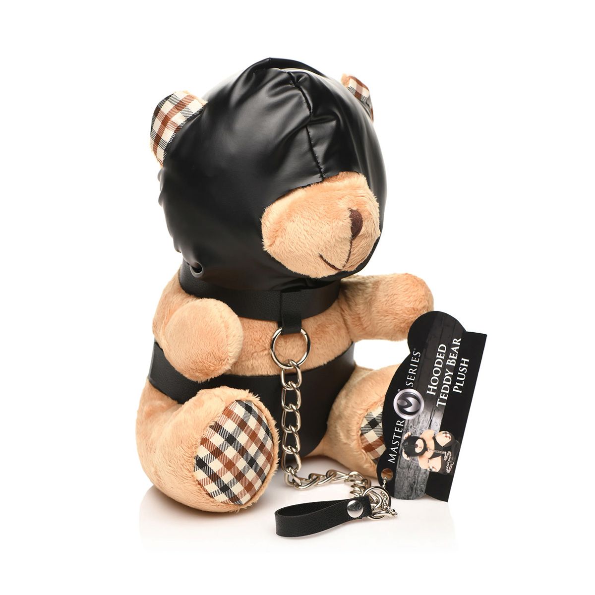 Hooded kinky bear 21 cm - SM - speeltjes