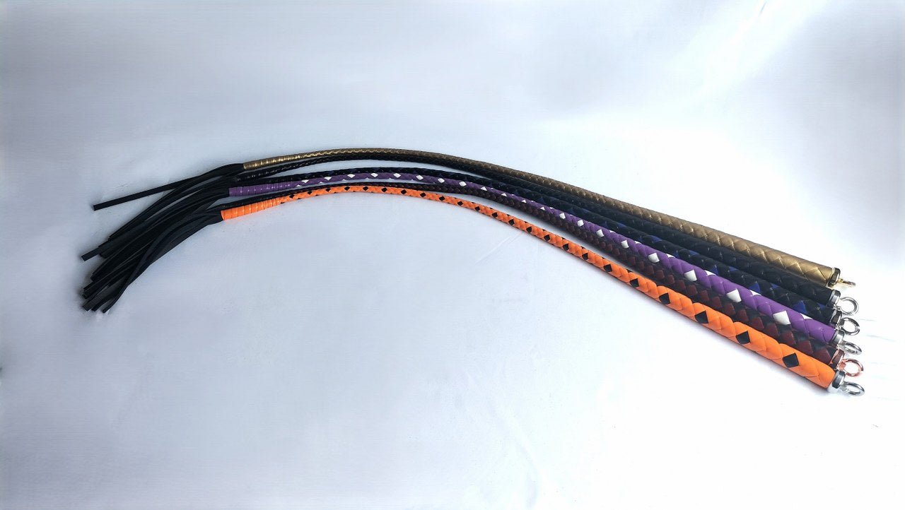 Japanse import Bullwhip 100cm lang (diverse kleurstellingen) - SM - speeltjes