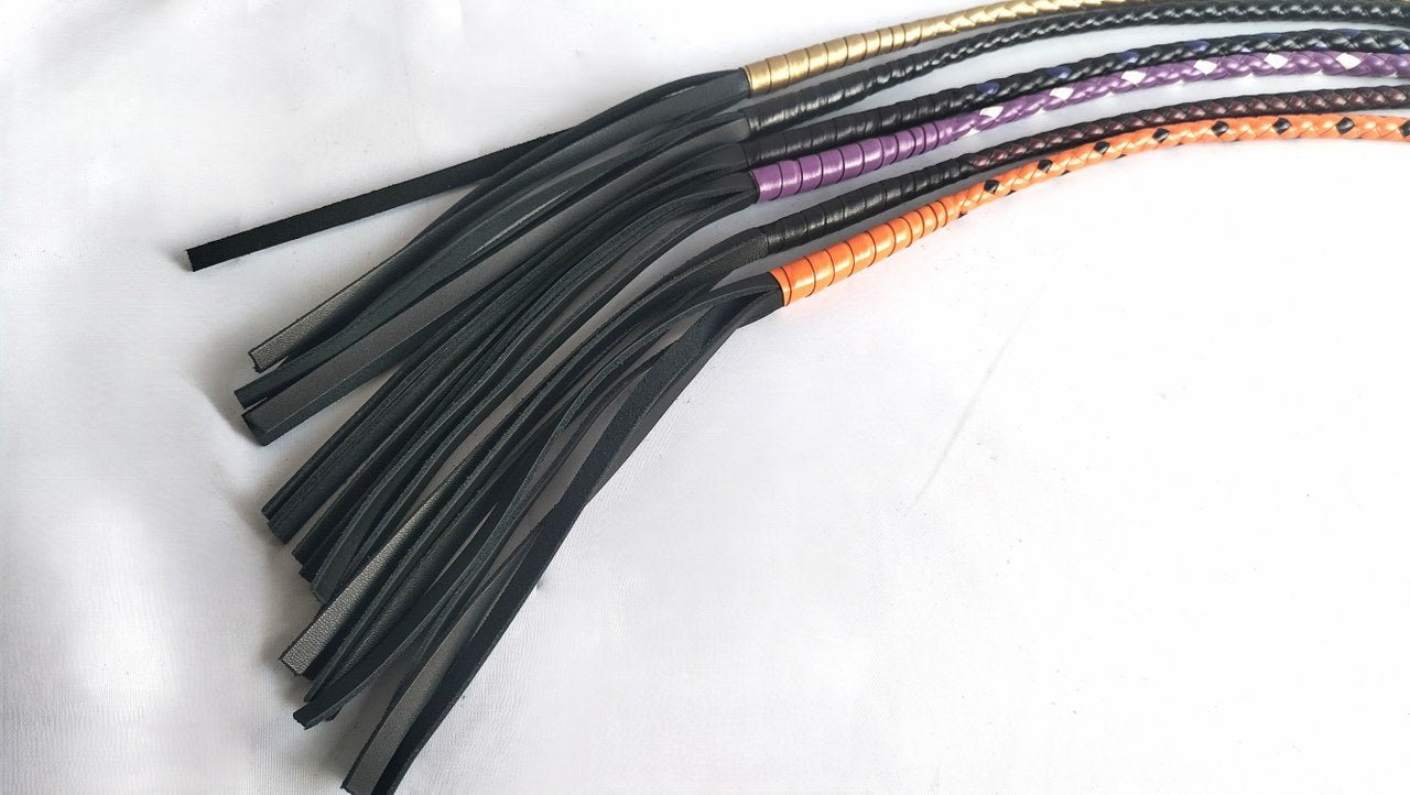 Japanse import Bullwhip 100cm lang (diverse kleurstellingen) - SM - speeltjes