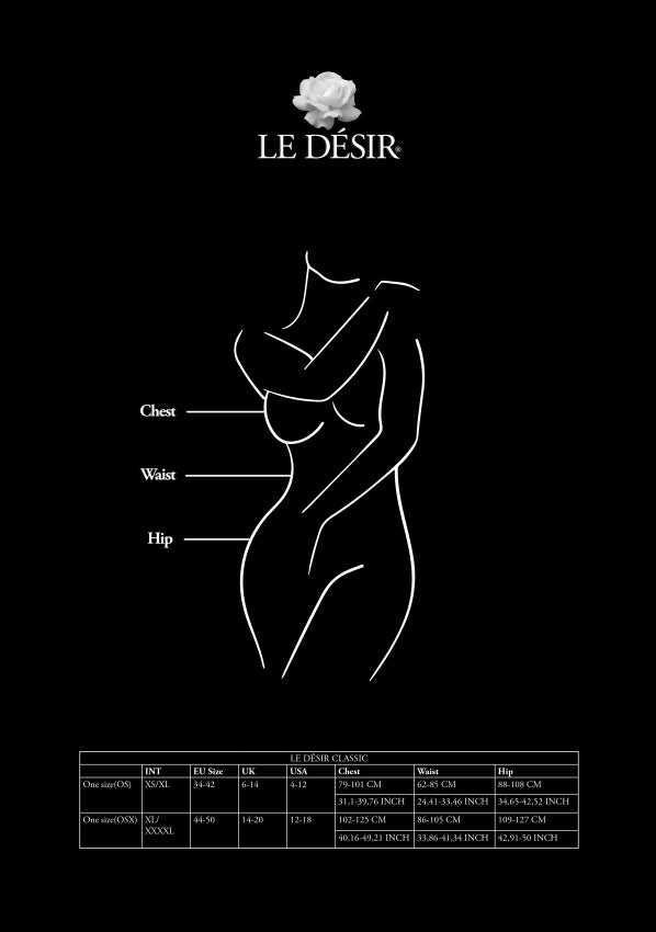 Jarretel Panty met Strass - One Size - SM - speeltjes