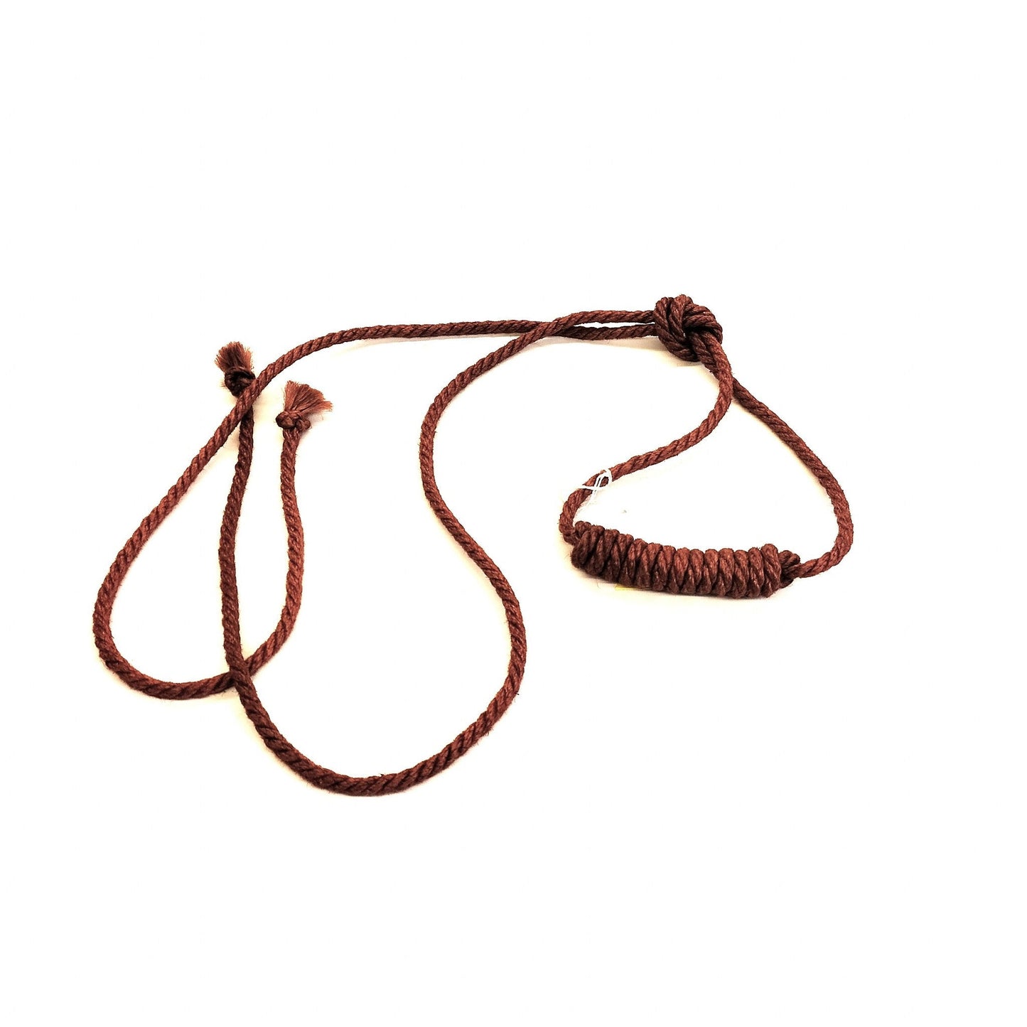 Jute Mondgag Handgemaakt 6mm – Naturel of Rood 9cm Gagball Shibari - Gagballs - SM - speeltjes