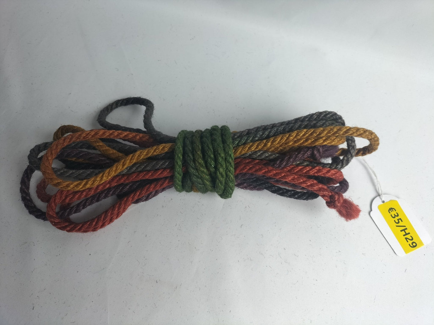 Jute touw 8 meter 6mm diverse kleuren - SM - speeltjes