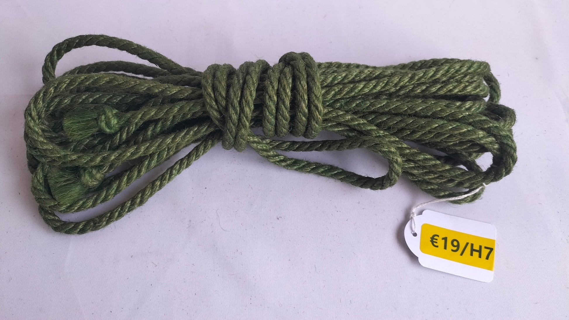 Jute touw 8 meter 6mm diverse kleuren - SM - speeltjes