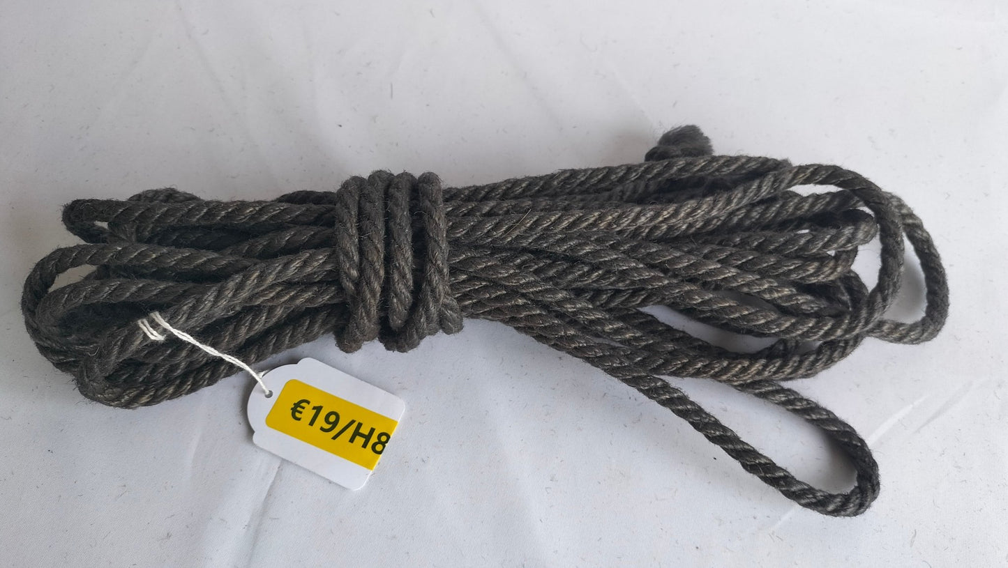 Jute touw 8 meter 6mm diverse kleuren - SM - speeltjes