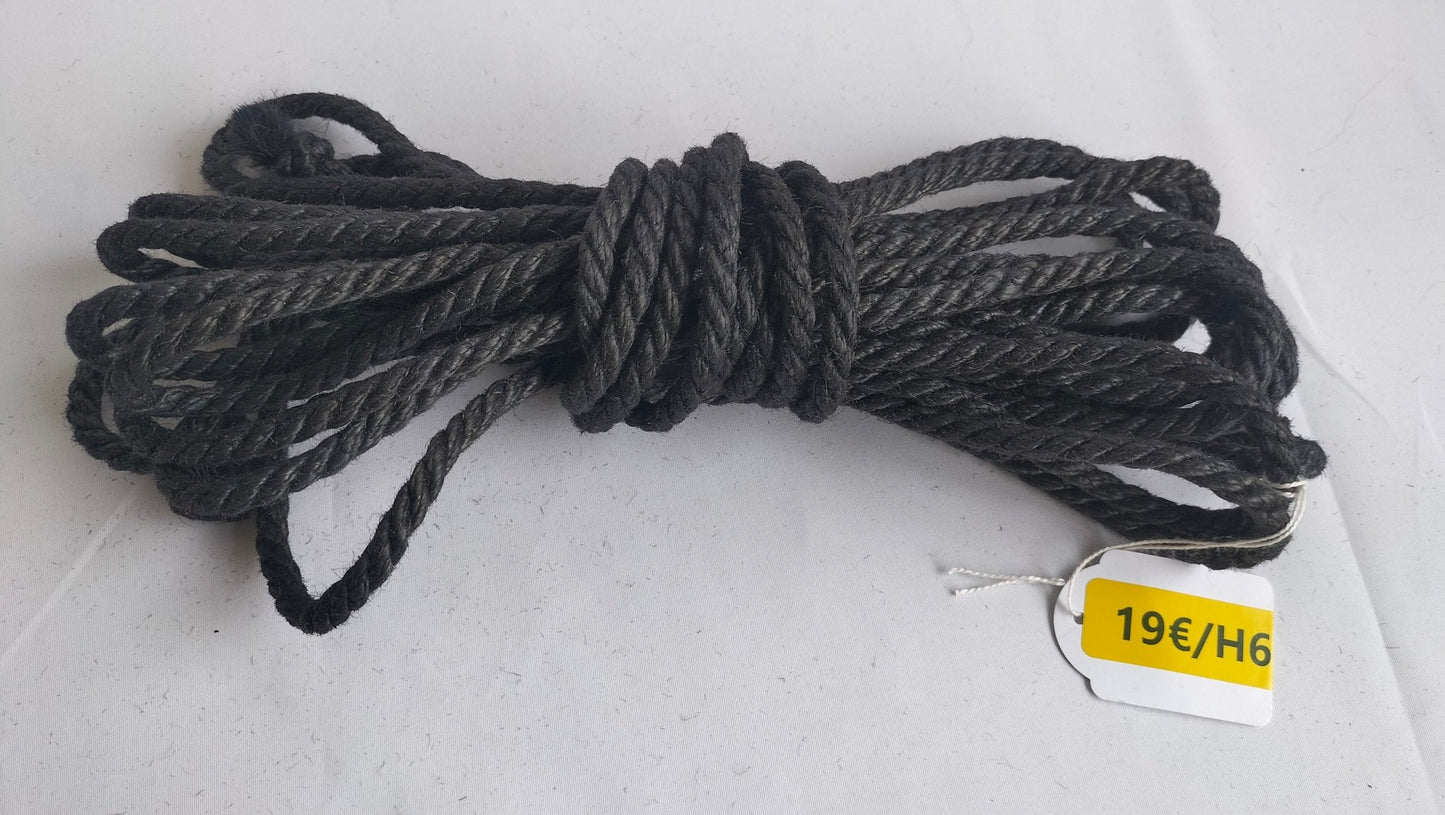 Jute touw 8 meter 6mm diverse kleuren - SM - speeltjes