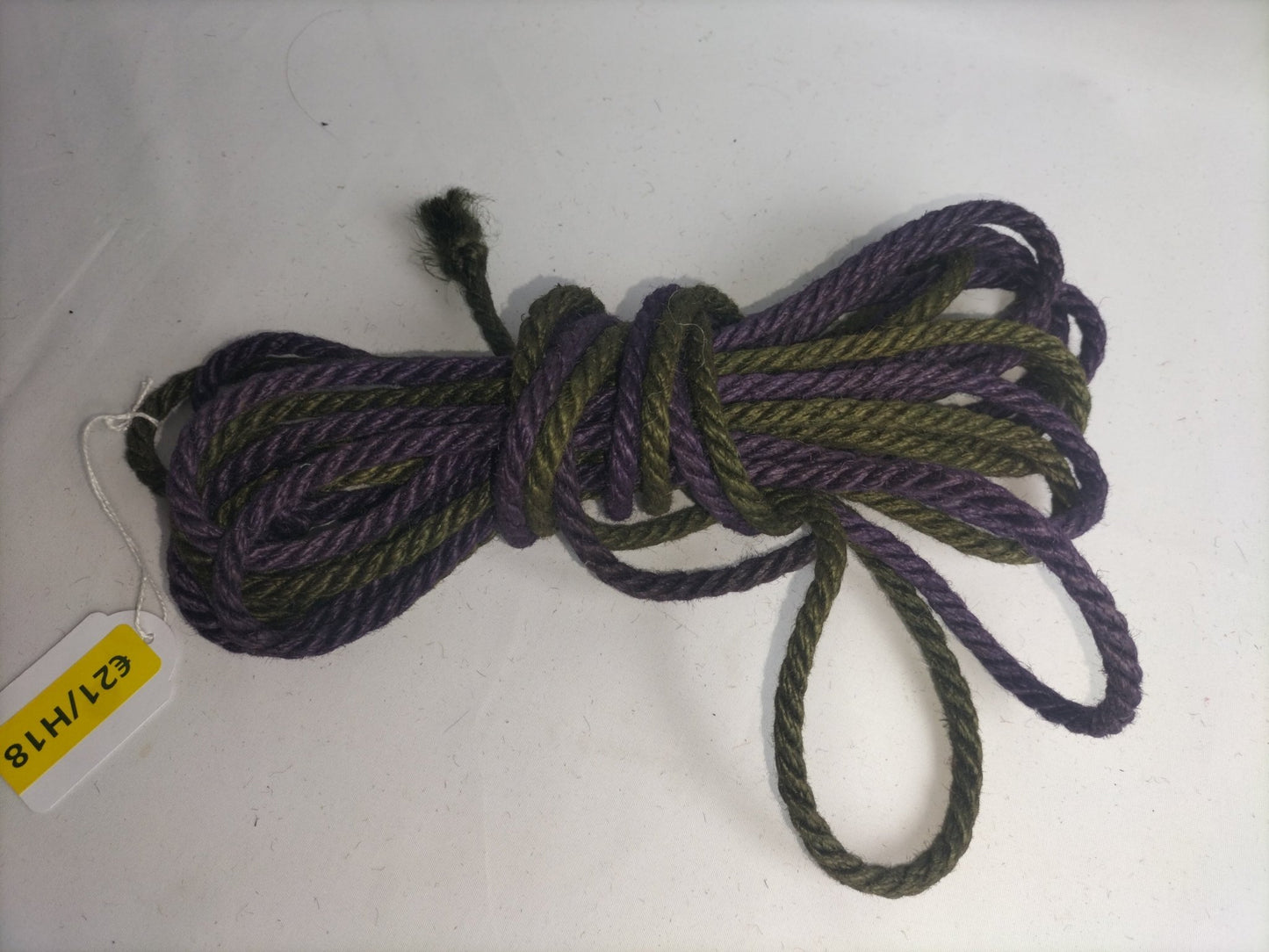 Jute touw 8 meter 6mm diverse kleuren - SM - speeltjes