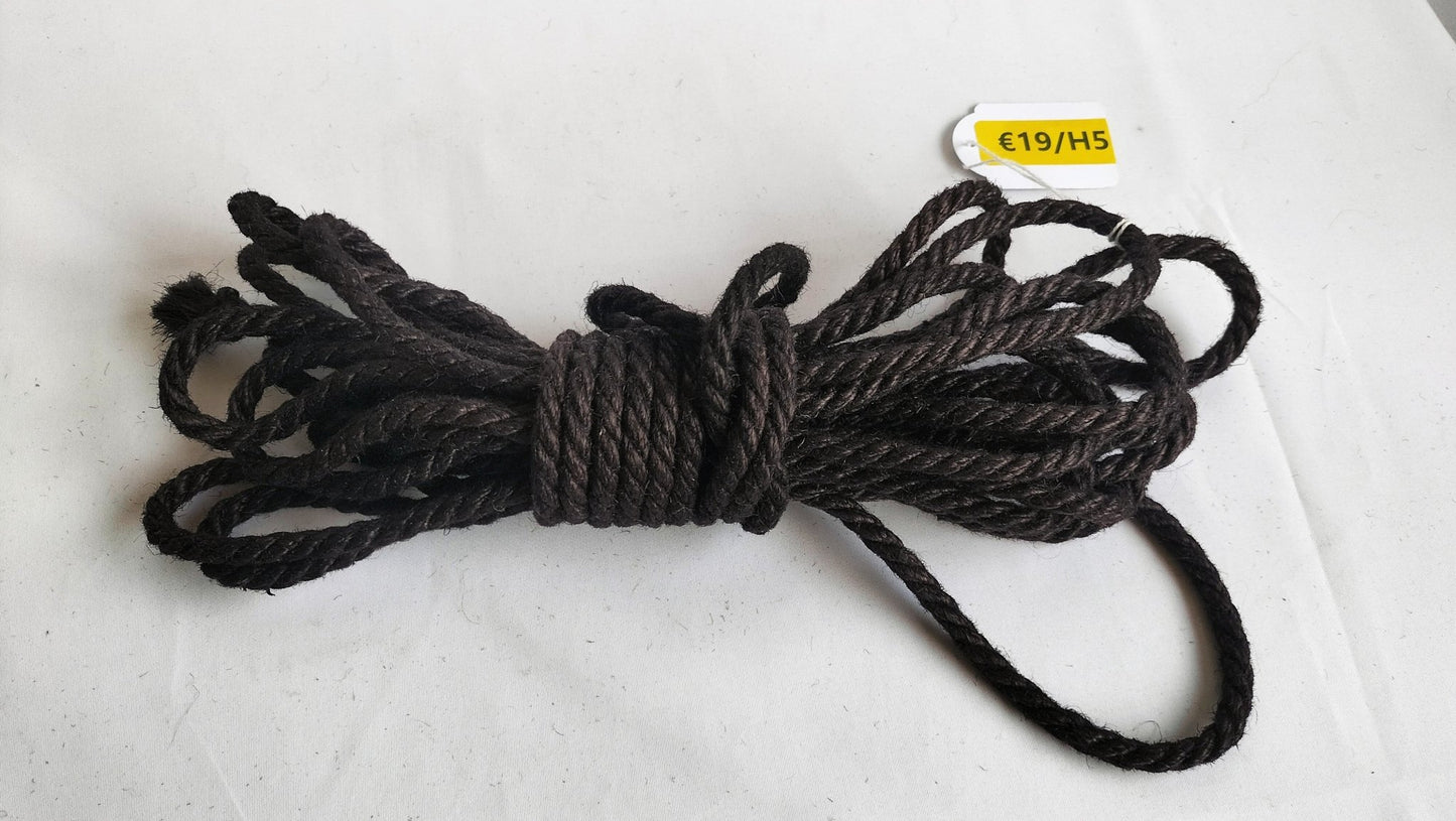 Jute touw 8 meter 6mm diverse kleuren - SM - speeltjes