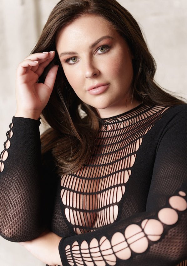 Kalyke Bodystocking met Col - SM - speeltjes