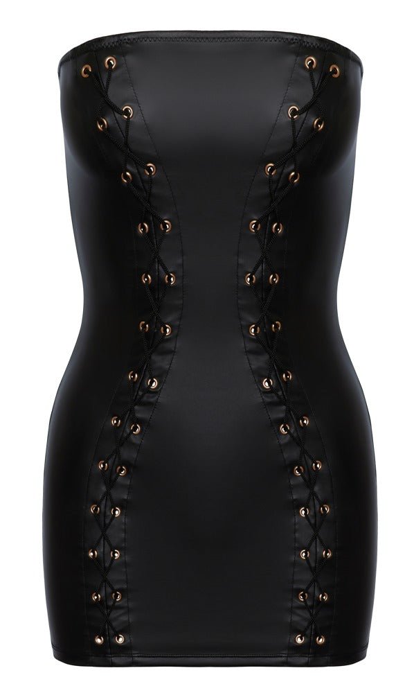 Kort buis jurkje met touw accenten - SM - speeltjes