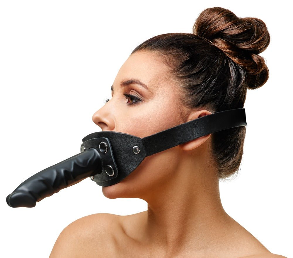 Leather penis gag - SM - speeltjes