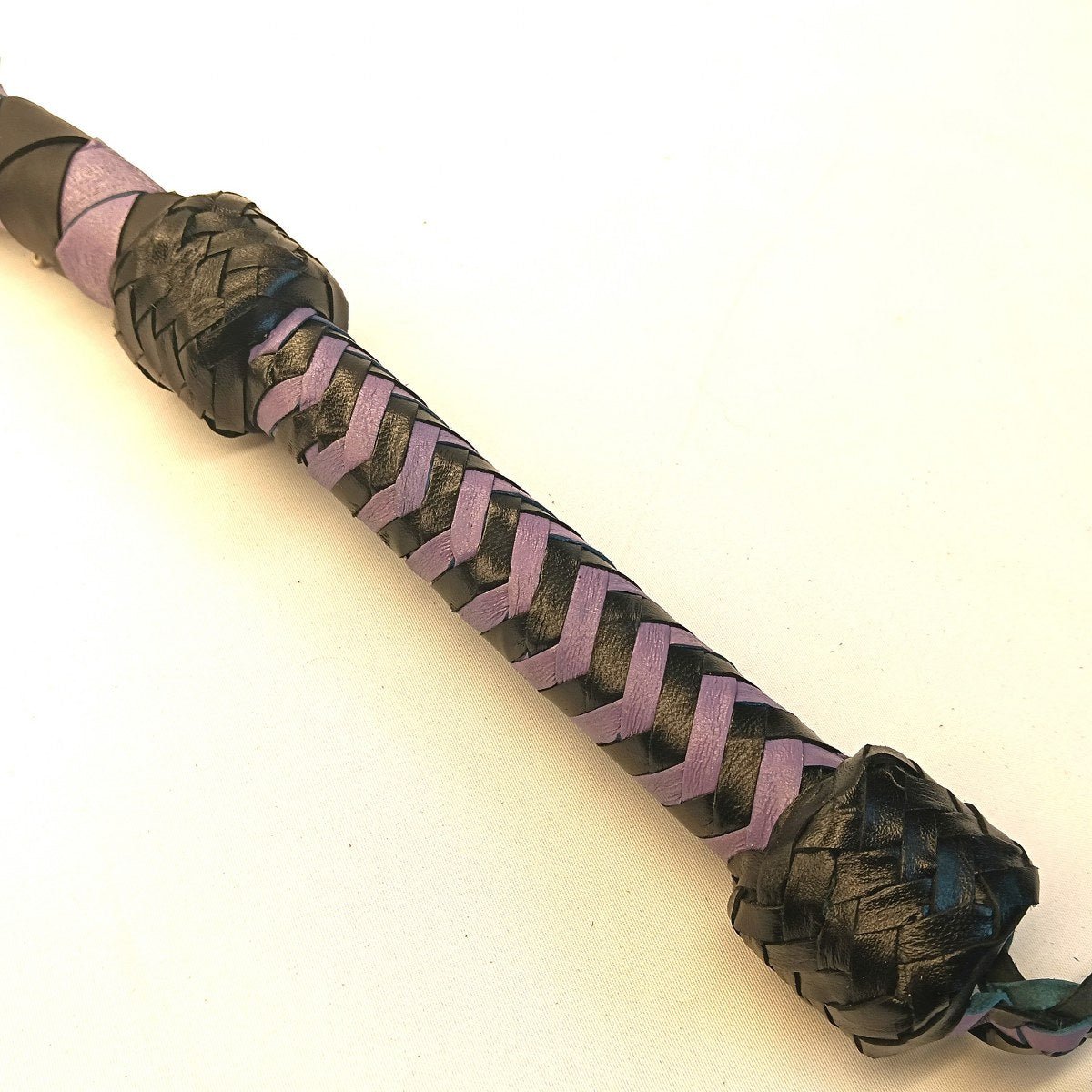 Lederen Cane met Stompe Metalen Spikes 80cm – 39 Spikes Extreme Impact Toy - Impact Play - SM - speeltjes