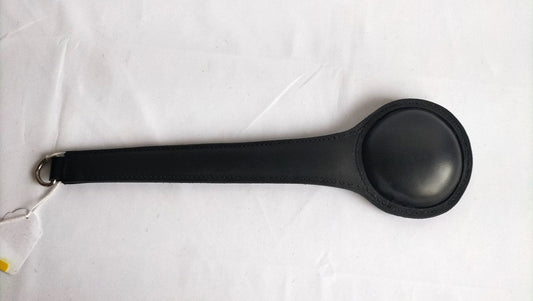 Lederen soft bol paddel (keuze tussen zwart of zwart/rood combinatie) - SM - speeltjes