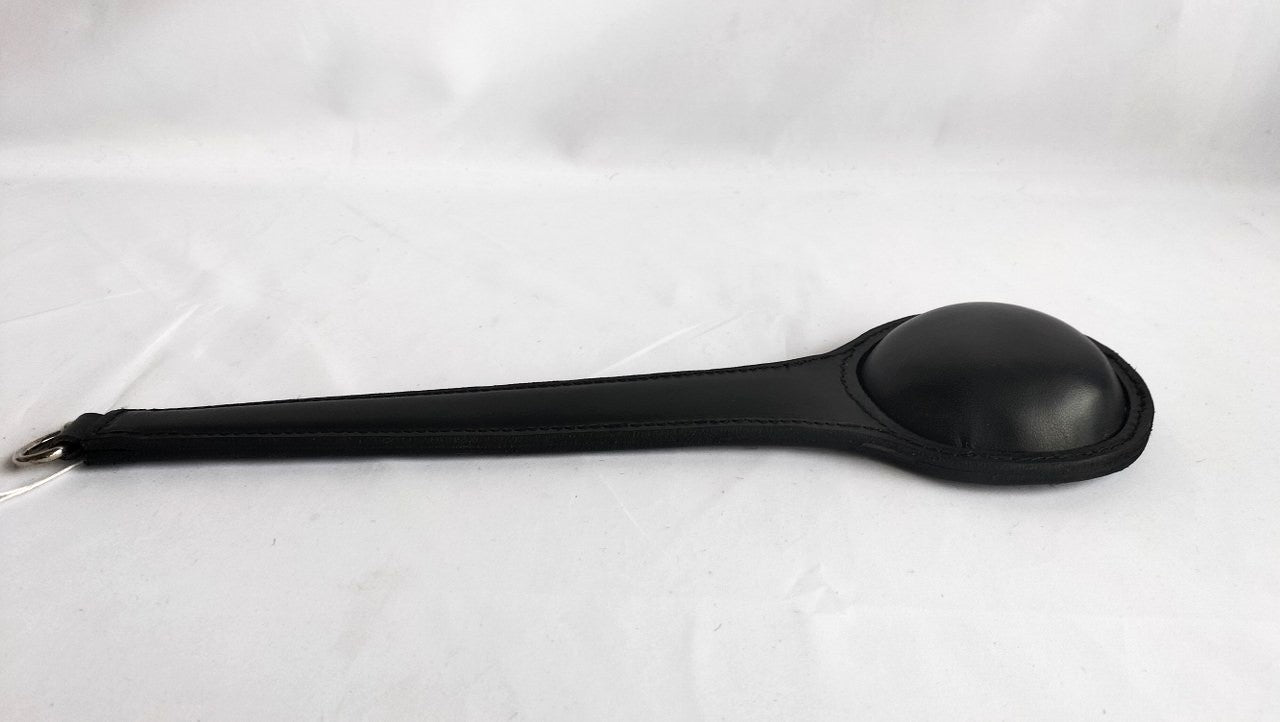 Lederen soft bol paddel (keuze tussen zwart of zwart/rood combinatie) - SM - speeltjes