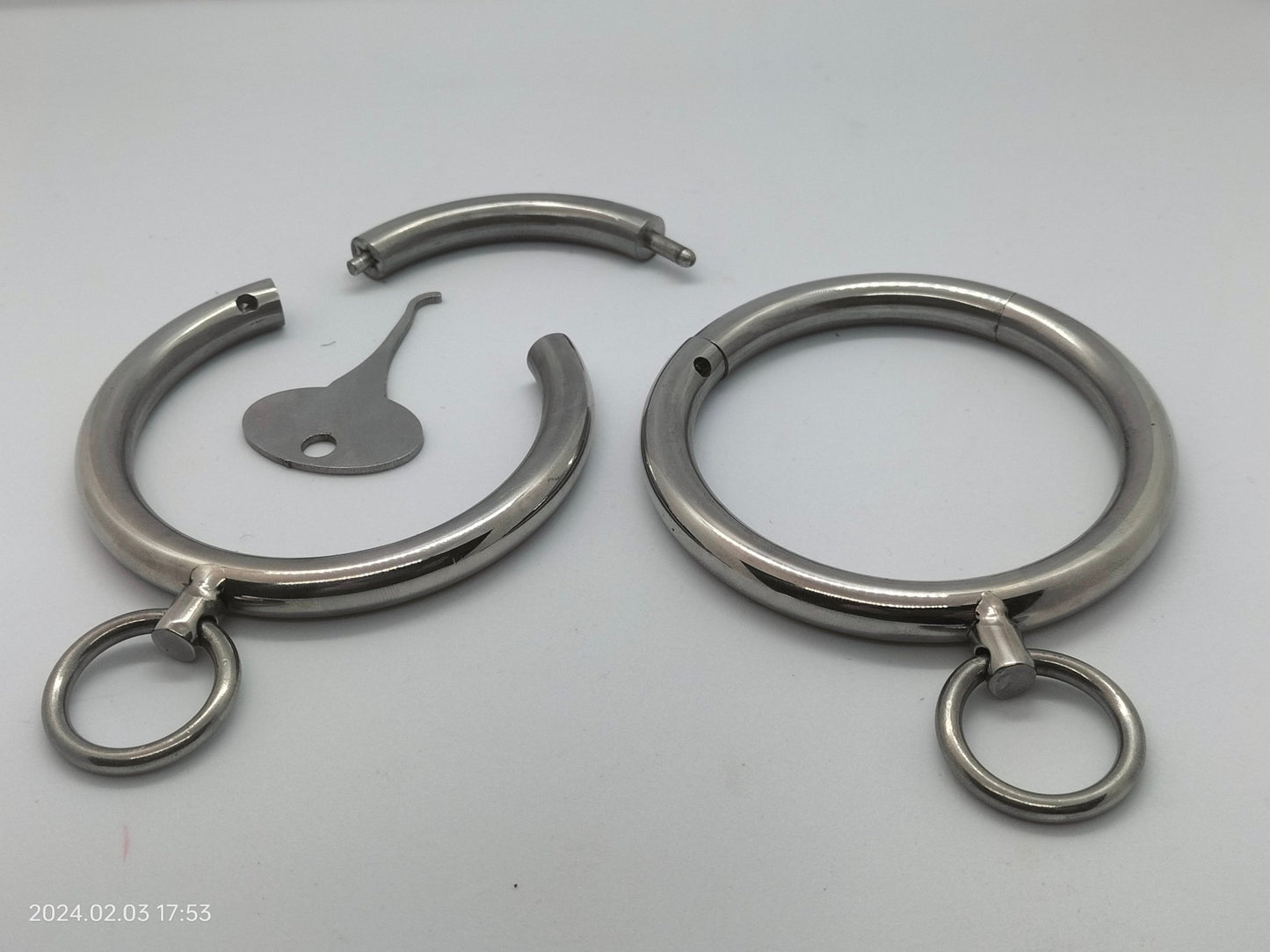 Metalen hand en voet boeien 4 maten - SM - speeltjes