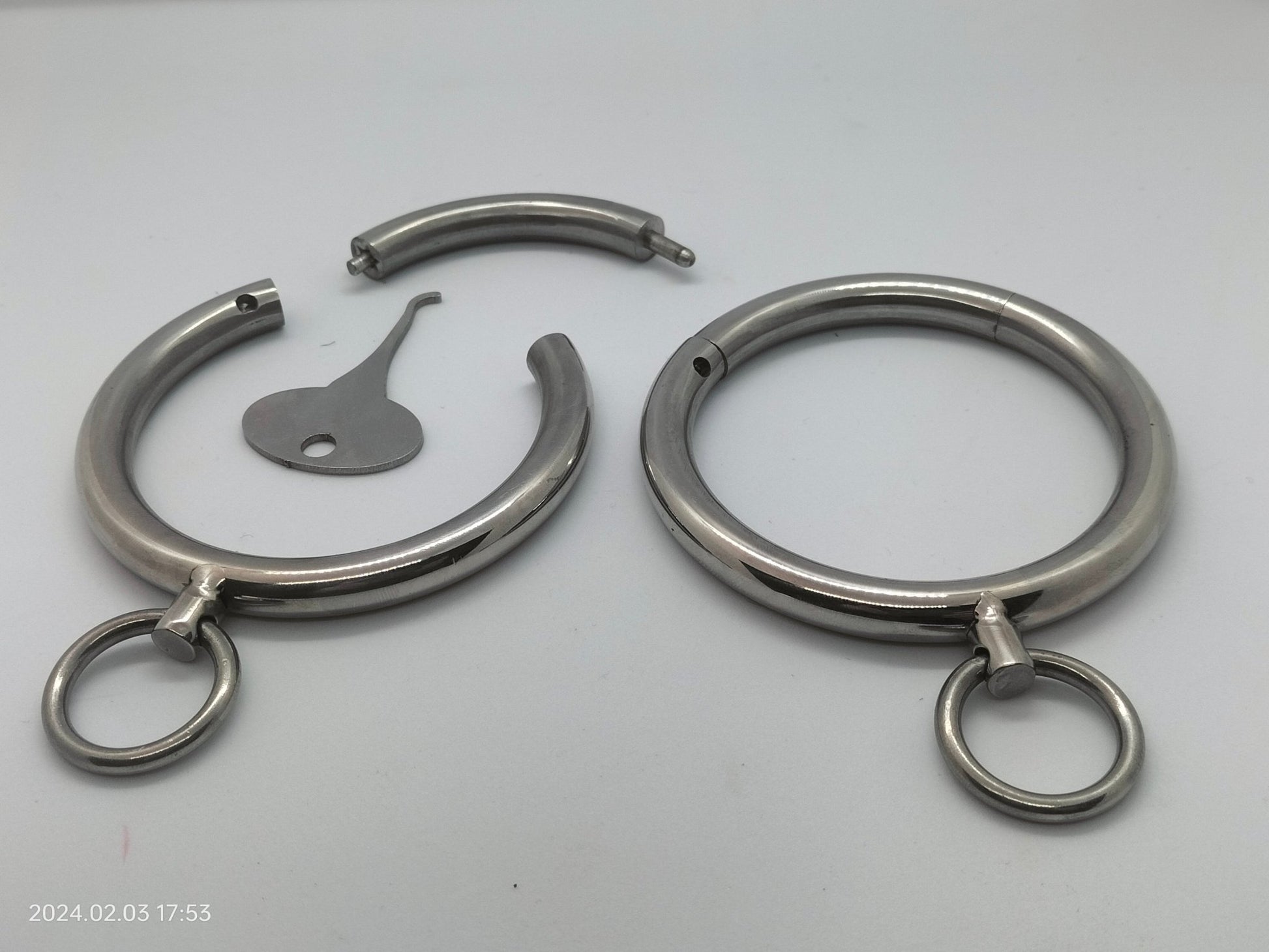 Metalen hand en voet boeien 4 maten - SM - speeltjes