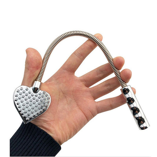 Metalen Paddle met Veer - Impact Toy Hartvormig Slagvlak 32cm - Impact Play - SM - speeltjes