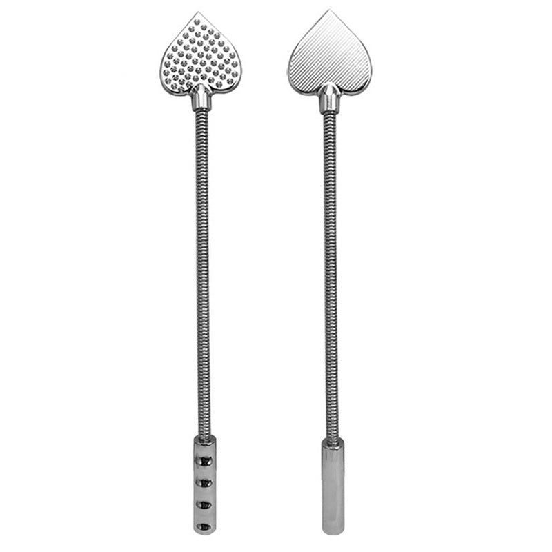 Metalen Paddle met Veer - Impact Toy Hartvormig Slagvlak 32cm - Impact Play - SM - speeltjes