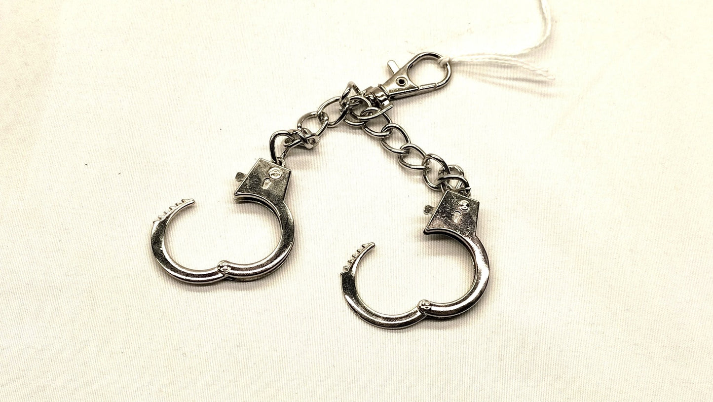 Mini Handboeien Sleutelhanger - Staal met Safety Lock - BDSM Accessoire - SM - speeltjes