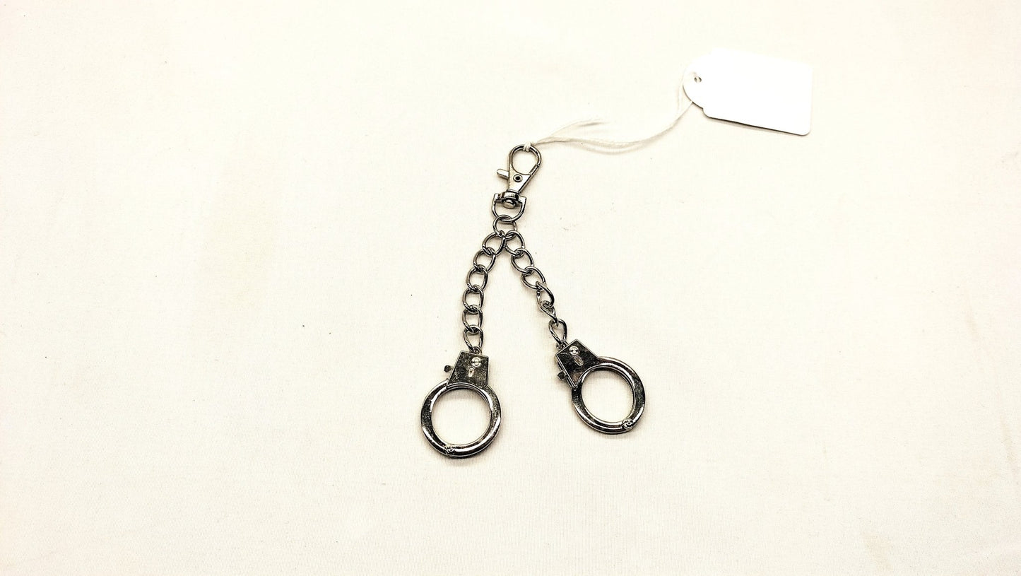 Mini Handboeien Sleutelhanger - Staal met Safety Lock - BDSM Accessoire - SM - speeltjes