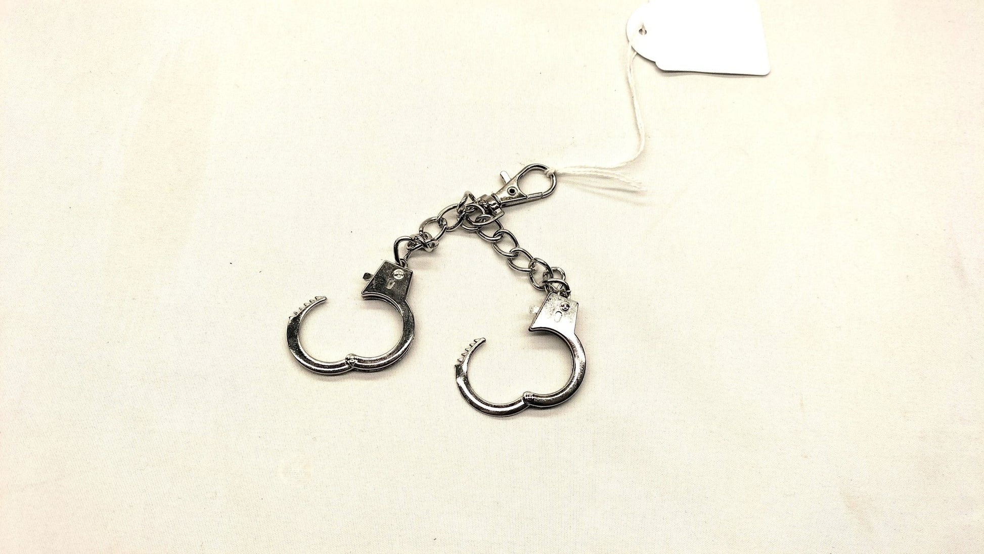 Mini Handboeien Sleutelhanger - Staal met Safety Lock - BDSM Accessoire - SM - speeltjes