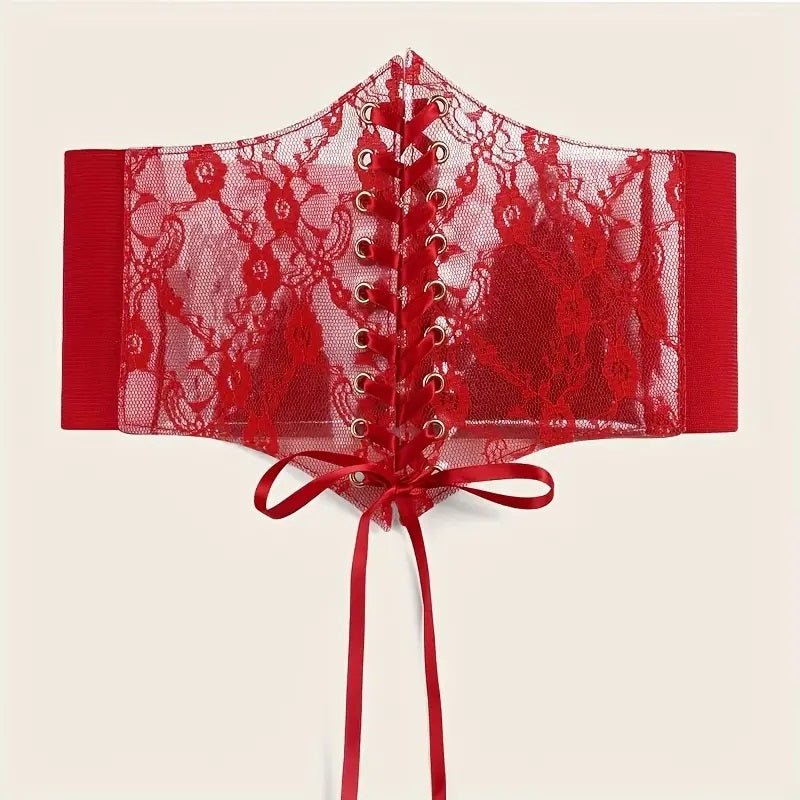 Mini korset rood of zwart - SM - speeltjes