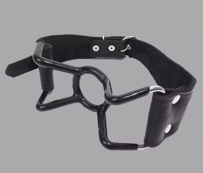 Mond spreider zwart - SM - speeltjes