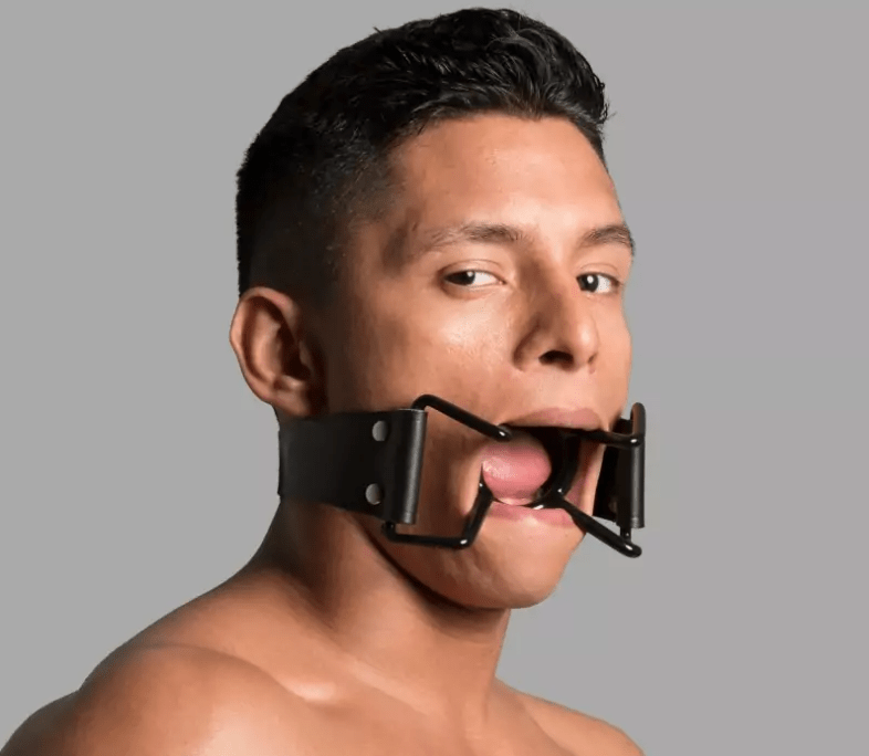 Mond spreider zwart - SM - speeltjes