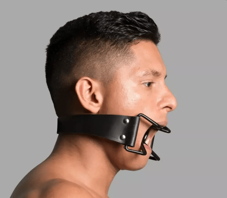 Mond spreider zwart - SM - speeltjes