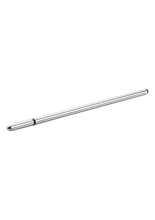 Mystim Dilator Thin Finn – Aluminium Urethrale Sound 8 mm | 25 cm - E-Stim Accessoire - SM-speeltjes