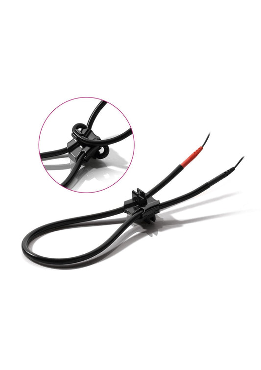 Mystim Heavenly Henry – Bipolaire Siliconen Eikel- & Penislus voor E-Stim - E-Stim Accessoire - SM-speeltjes