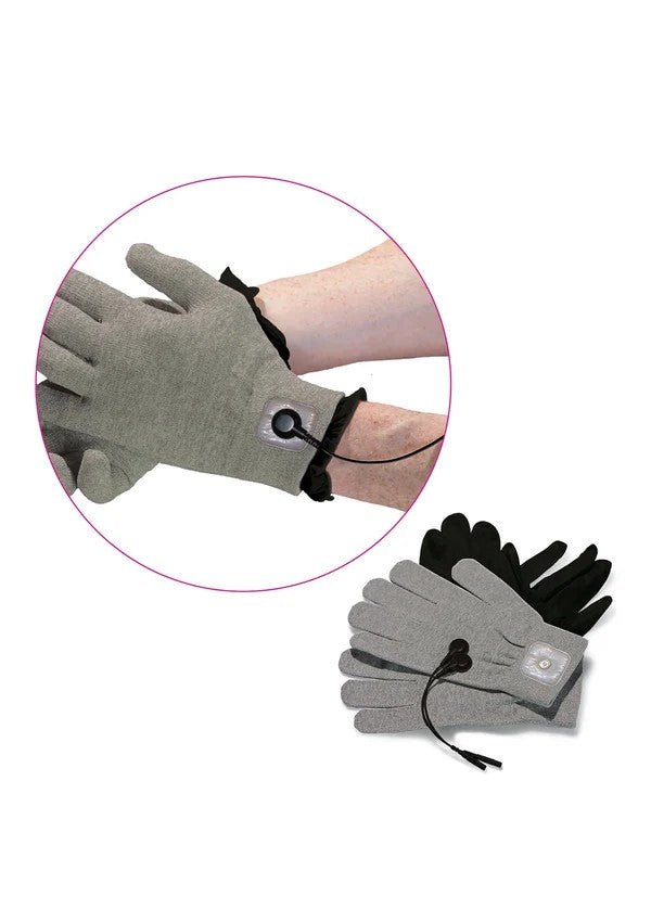 Mystim Magic Gloves – Geleidende E-Stim Handschoenen met Adapters - E-Stim Accessoire - SM-speeltjes