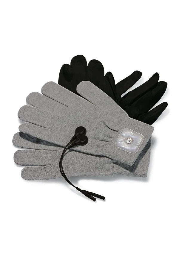 Mystim Magic Gloves – Geleidende E-Stim Handschoenen met Adapters - E-Stim Accessoire - SM-speeltjes
