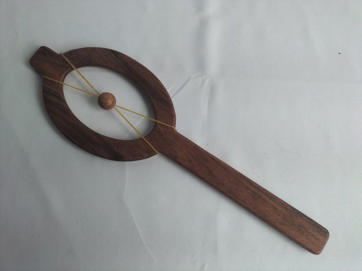 Nasty wooden paddle met houten balletje (verschillende kleuren) - SM - speeltjes