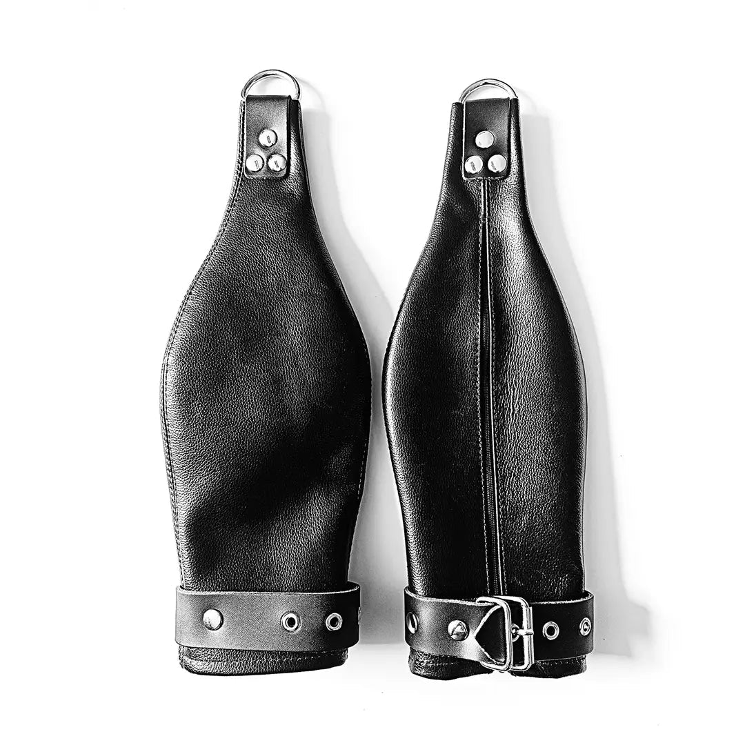 Noir Sovereign Hangboeien Leer – Zware Suspension Cuffs 500g - Bondage Boeien - SM-speeltjes