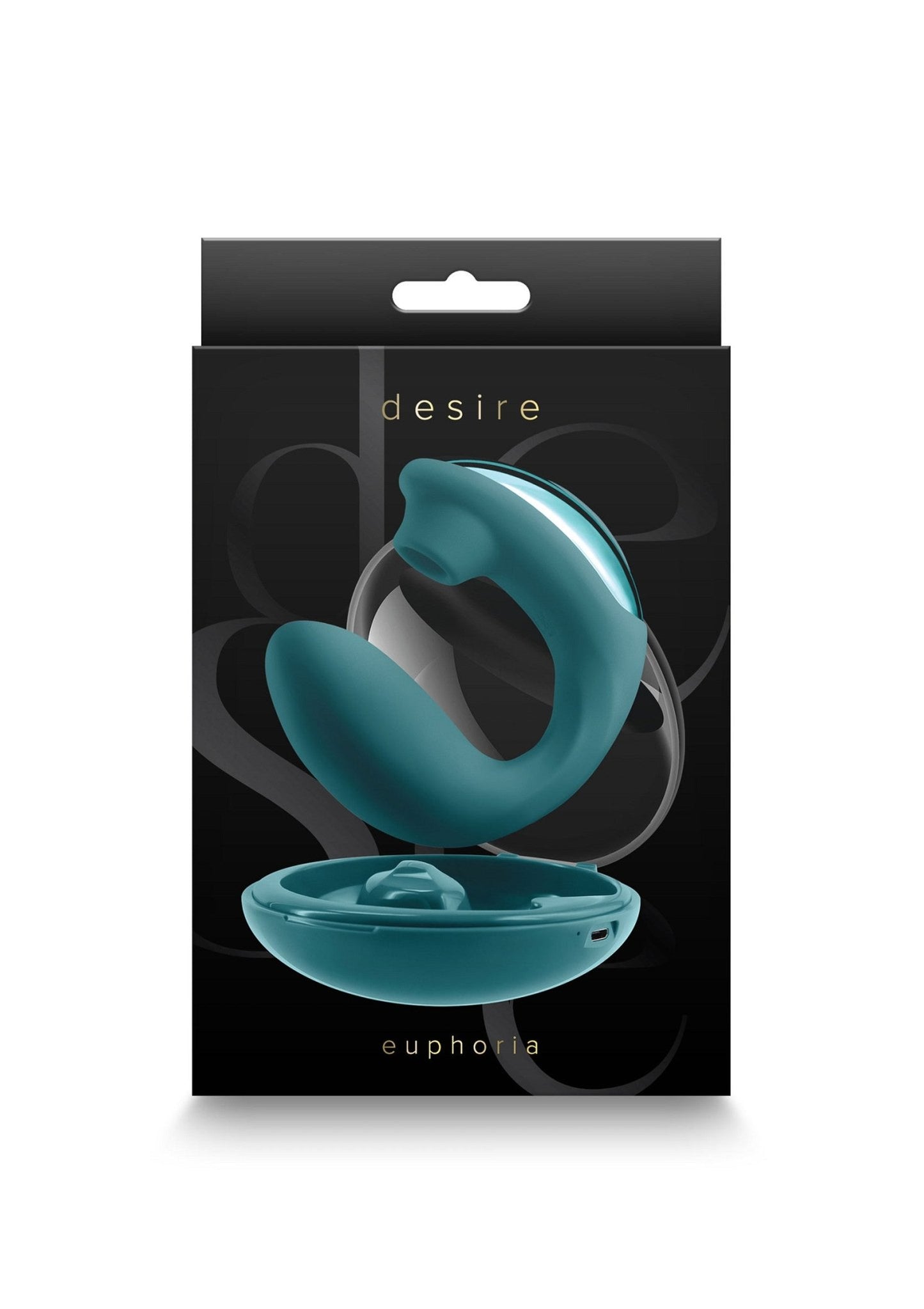 NS Novelties Desire Euphoria Dual Vibrator 14.5cm 230g - Luchtdruk & Vibratie IPX7 - Vibrators - SM - speeltjes
