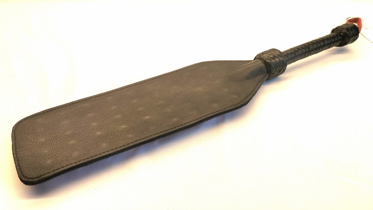 Nubuck Paddle 26cm Studs - Heavy Impact Play Edge Play BDSM Toy - BDSM - SM - speeltjes