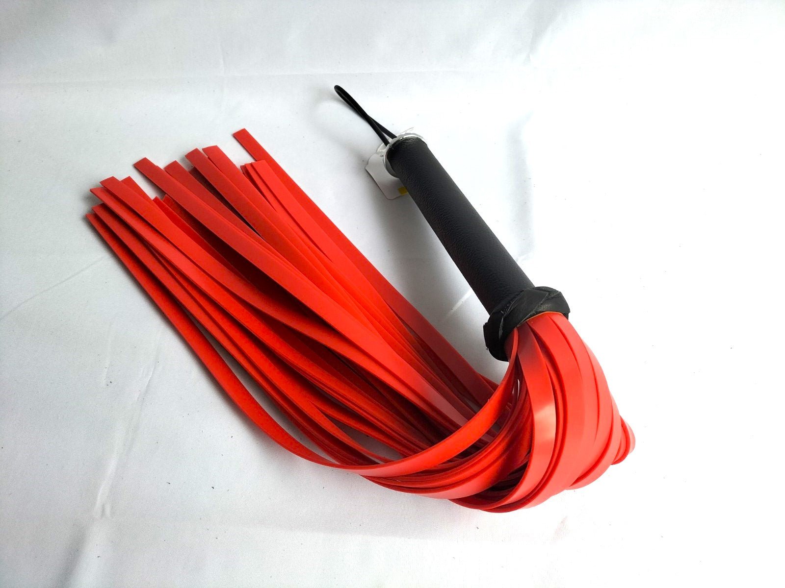 Oranje silicone flogger - SM - speeltjes