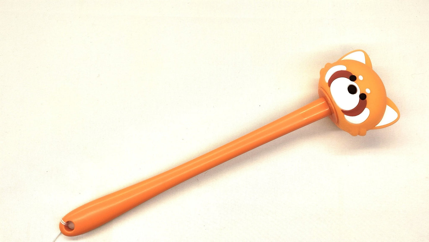 Poezen mepper oranje handvat - BDSM Paddle - SM - speeltjes