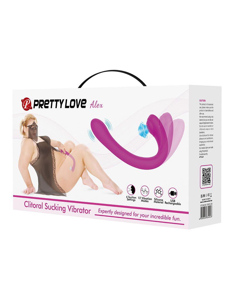 Pretty Love - Alex - G - Spot + Clitorisvibrator - Roze - Seksspeeltjes - SM - speeltjes