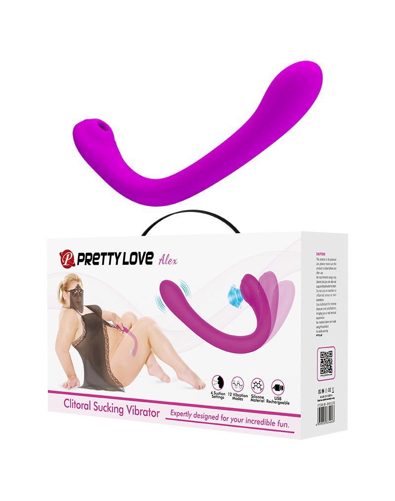 Pretty Love - Alex - G - Spot + Clitorisvibrator - Roze - Seksspeeltjes - SM - speeltjes