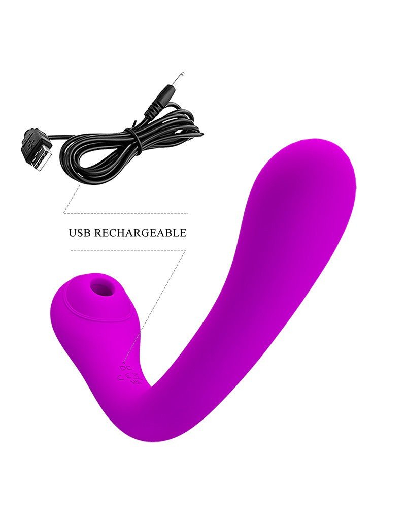 Pretty Love - Alex - G - Spot + Clitorisvibrator - Roze - Seksspeeltjes - SM - speeltjes
