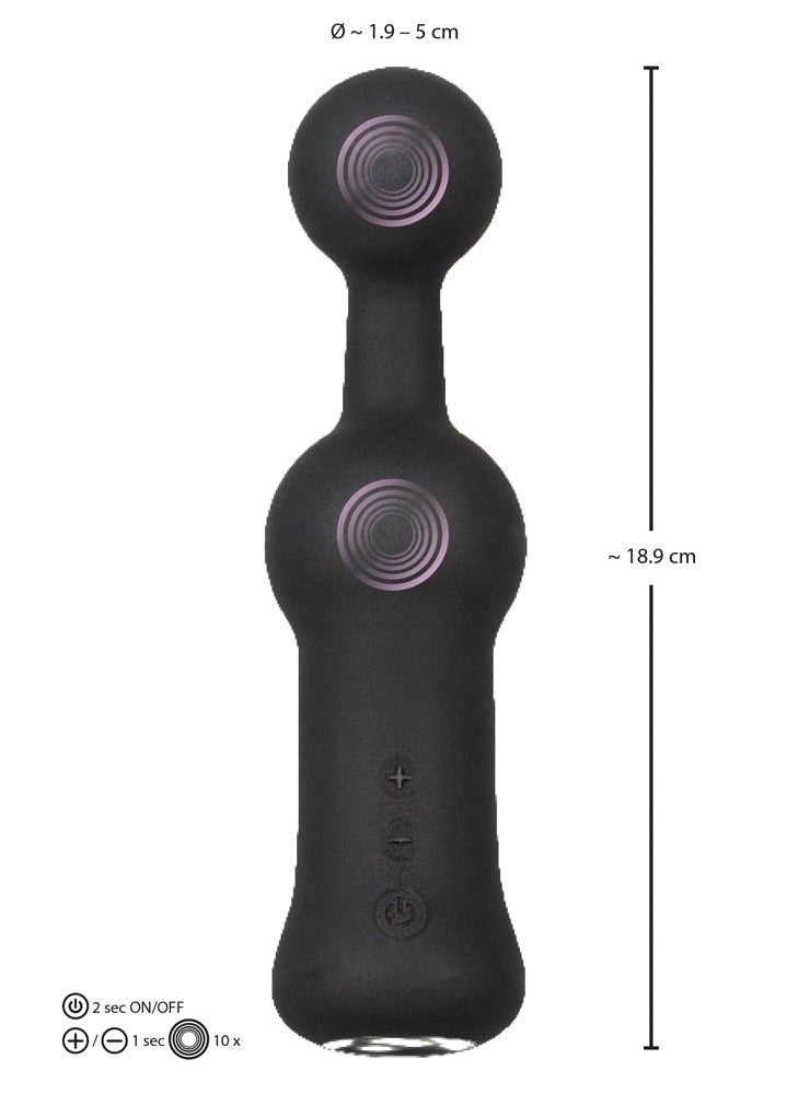 Prostaatvibrator met Balverdikking - 10 Vibratiestanden - Soft Touch Silicone - Prostaatvibrator - SM - speeltjes