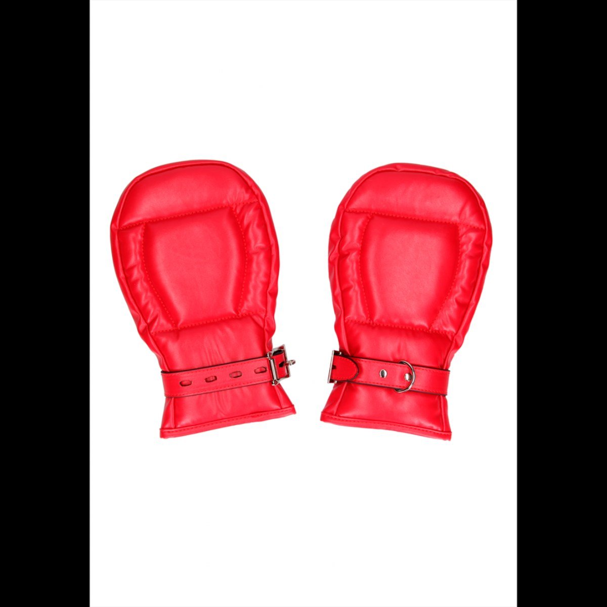 Puppy play handschoenen rood met slotje - SM - speeltjes