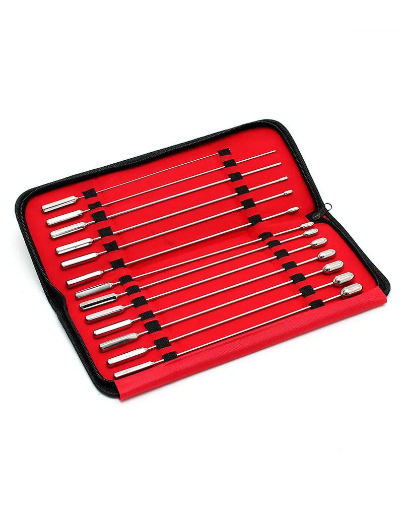 Rimba Bondage Play - Rosebud Sounds Set (13 stuks) - Seksspeeltjes - SM - speeltjes