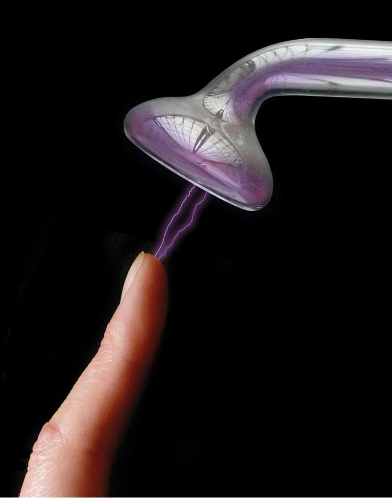 Rimba ElectroSex NeonWand – 220V Solid-State Violet Wand met 4 Glazen Elektroden