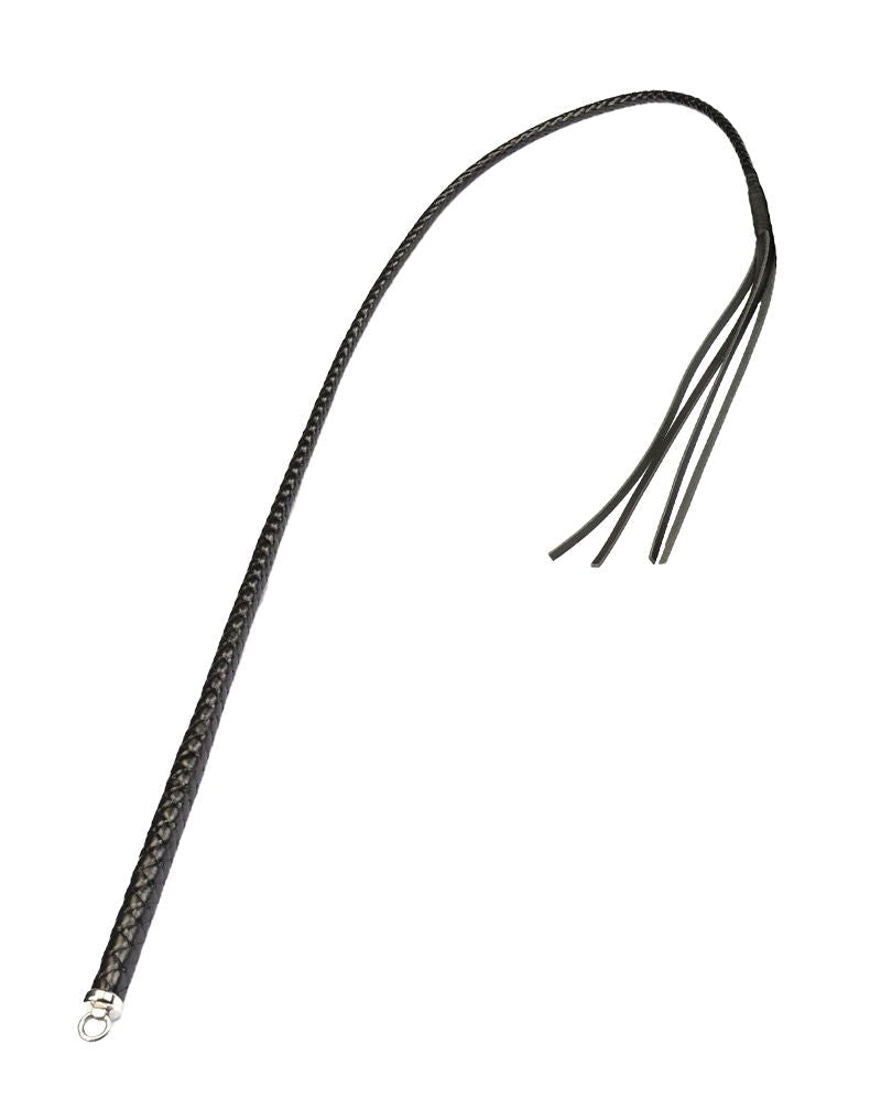 RISE Feather Flogger Zwart – Premium Impact Play BDSM Sensueel - BDSM - SM - speeltjes