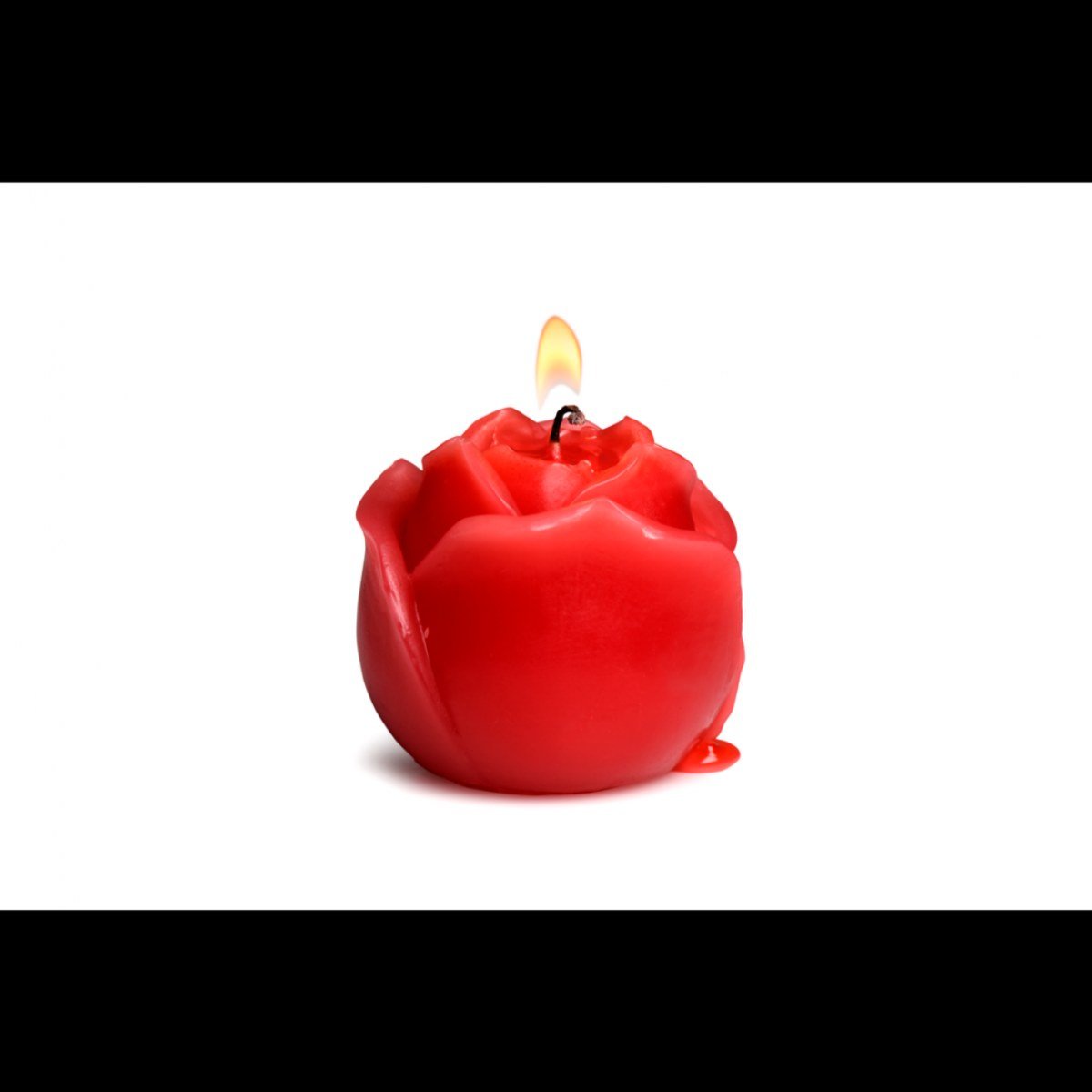 Rode druppelkaars roos - SM - speeltjes