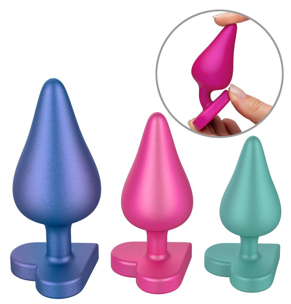 ROMP Luster Anaal Training Kit – 3 - Delige Siliconen Buttplug Set S/M/L - Anaalplug Set - SM - speeltjes