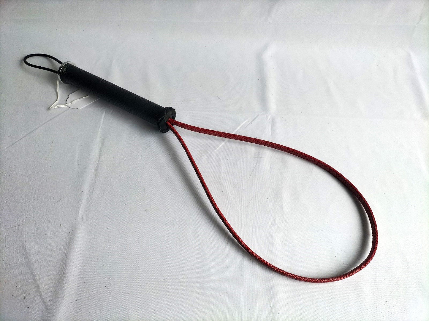 Rood leder geweven loop - SM - speeltjes